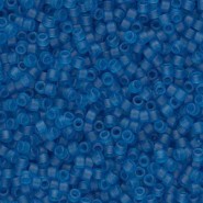 Miyuki Delica Perlen 11/0 - Matted transparent capri blue DB-768